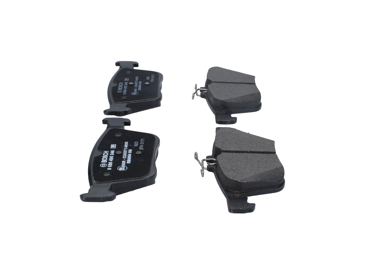 Compre 0986495346 Bosch Sapatas do freio traseiras de disco