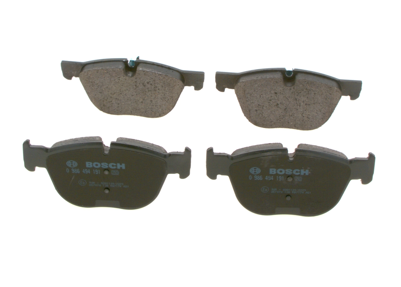 Compre 0986494191 Bosch Sapatas do freio dianteiras de disco