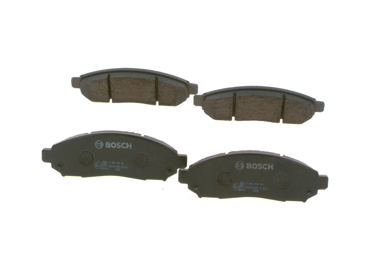 Sapatas do freio dianteiras de disco Bosch 0986494151 preço, a partir de 31,18 USD