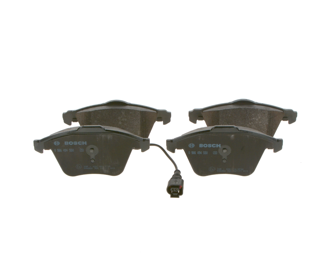 Compre 0986494550 Bosch Sapatas do freio dianteiras de disco