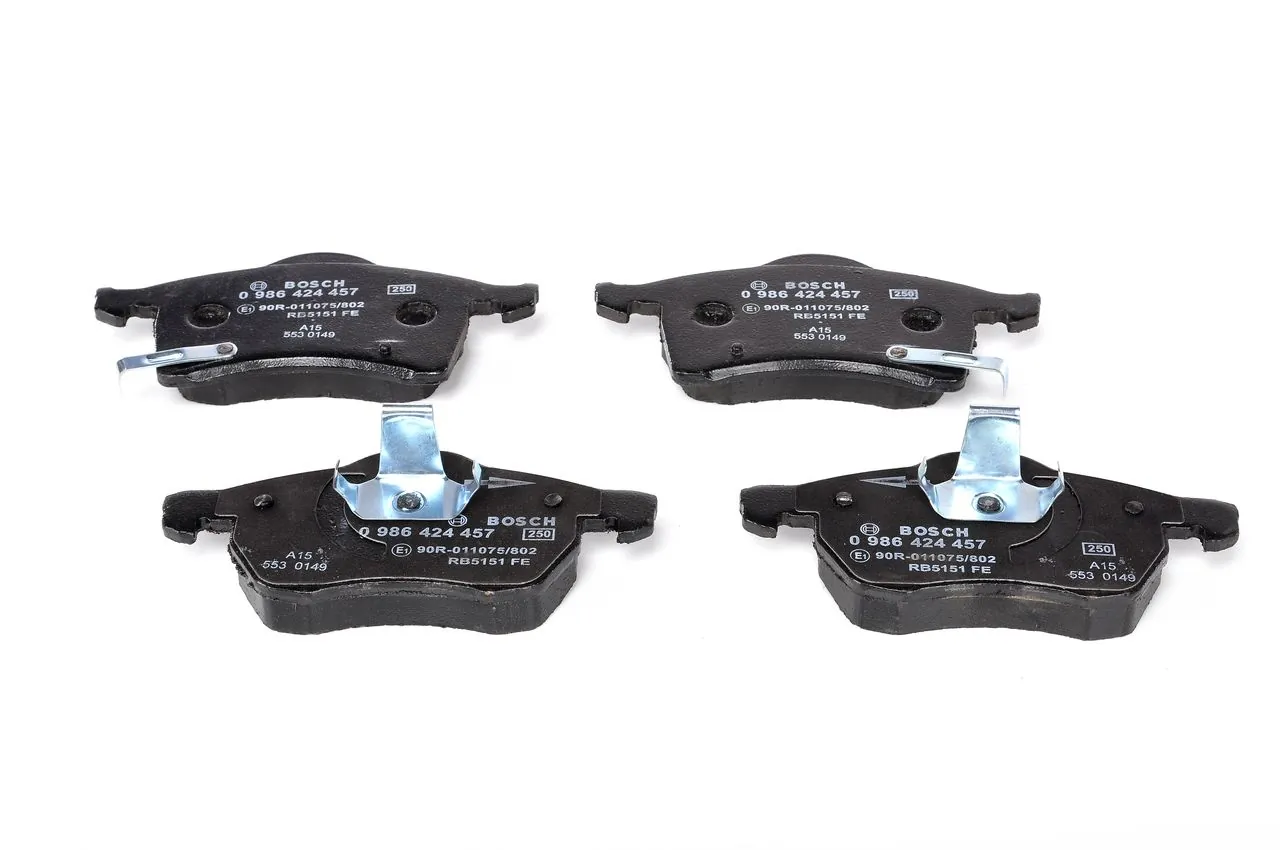 Compre 0986424457 Bosch Sapatas do freio dianteiras de disco