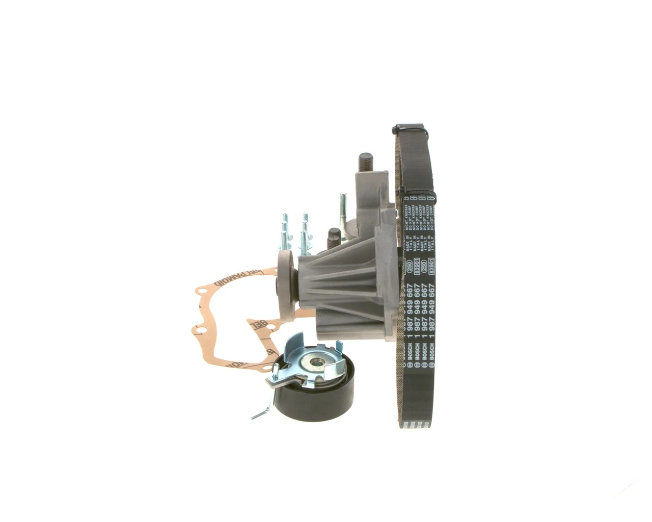 Correia do mecanismo de distribuição de gás, kit Bosch 1987946953 preço, a partir de 136,03 USD