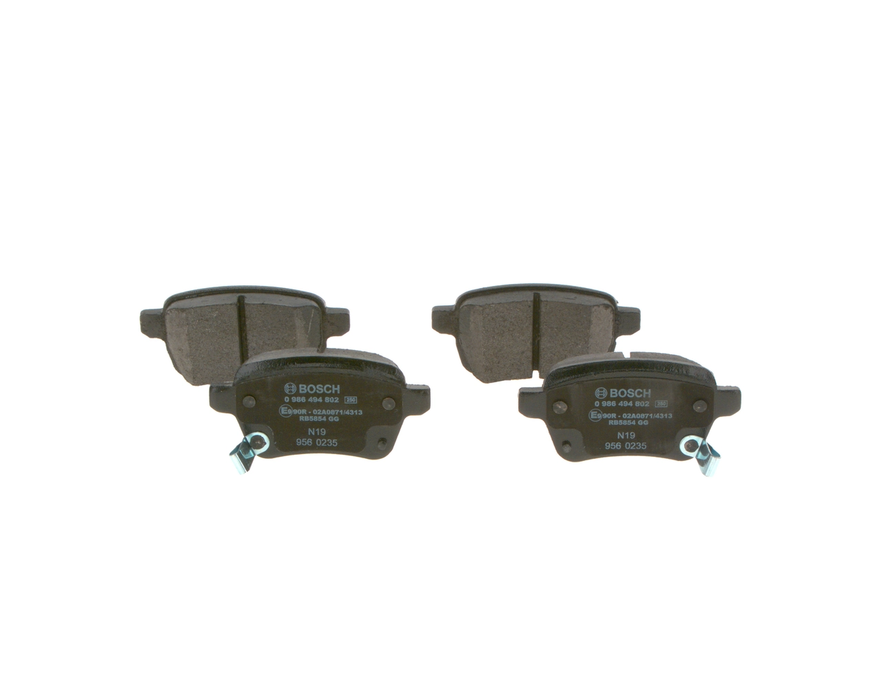 Sapatas do freio traseiras de disco Bosch 0986494802 preço, a partir de 37,83 USD