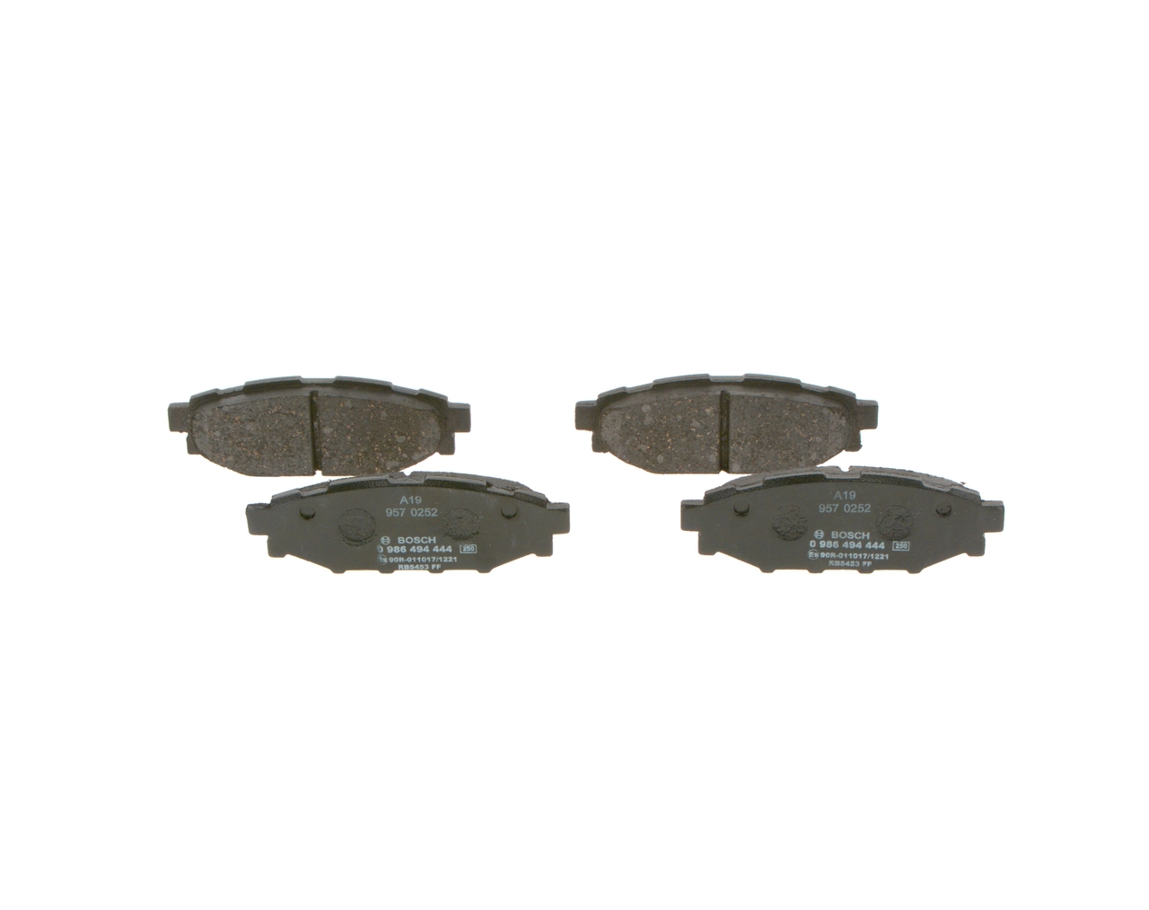 Sapatas do freio traseiras de disco Bosch 0986494444 preço, a partir de 28,69 USD
