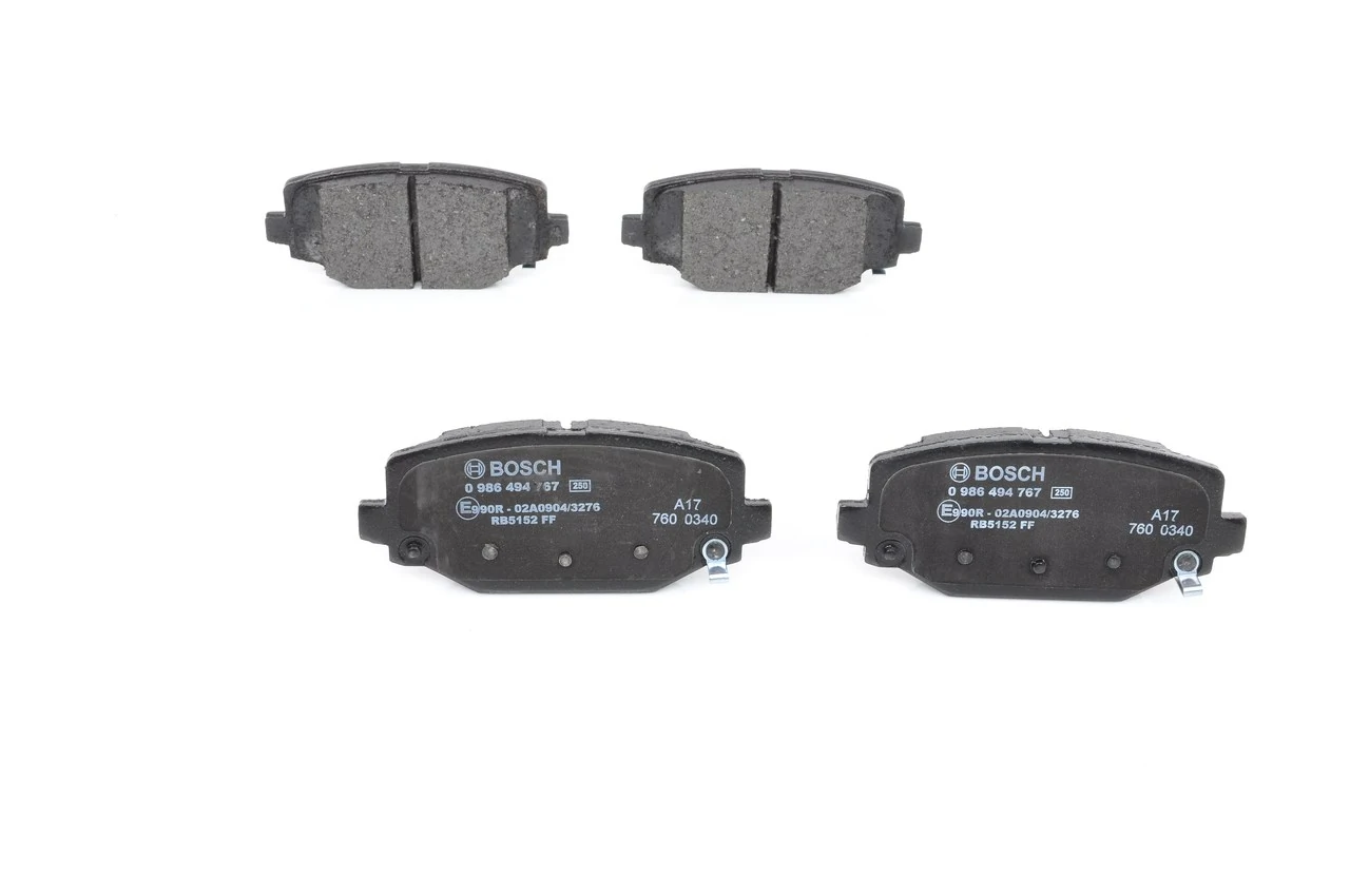 0986494767 Bosch Sapatas do freio traseiras de disco