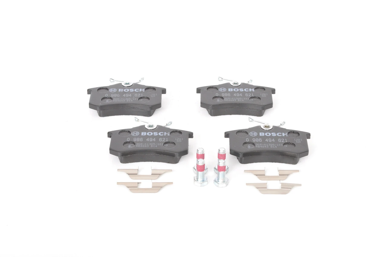 Compre 0986494621 Bosch Sapatas do freio traseiras de disco