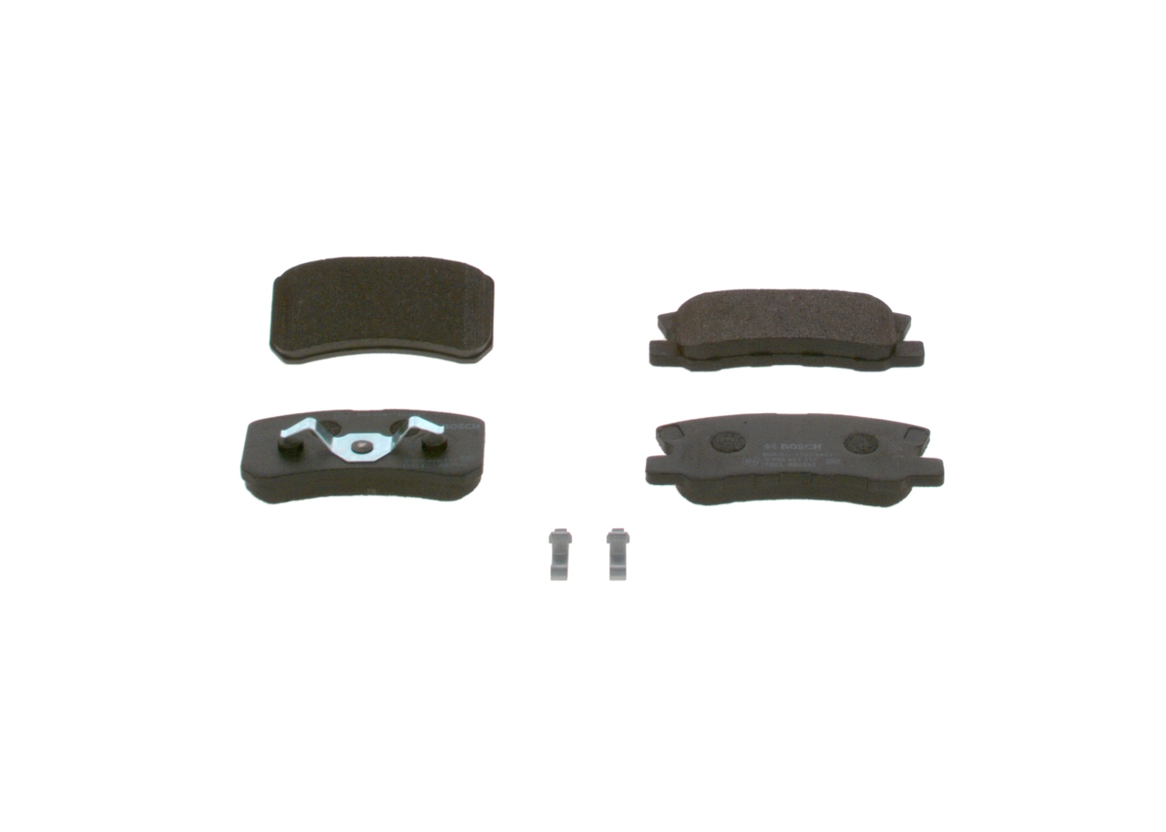 Compre 0986424717 Bosch Sapatas do freio traseiras de disco