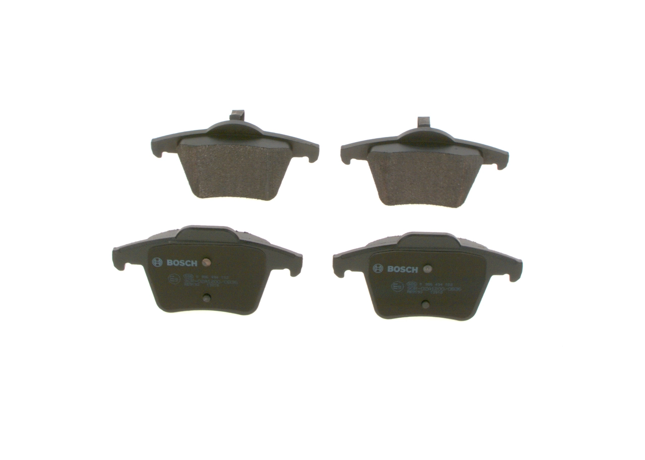 Compre 0986494102 Bosch Sapatas do freio traseiras de disco