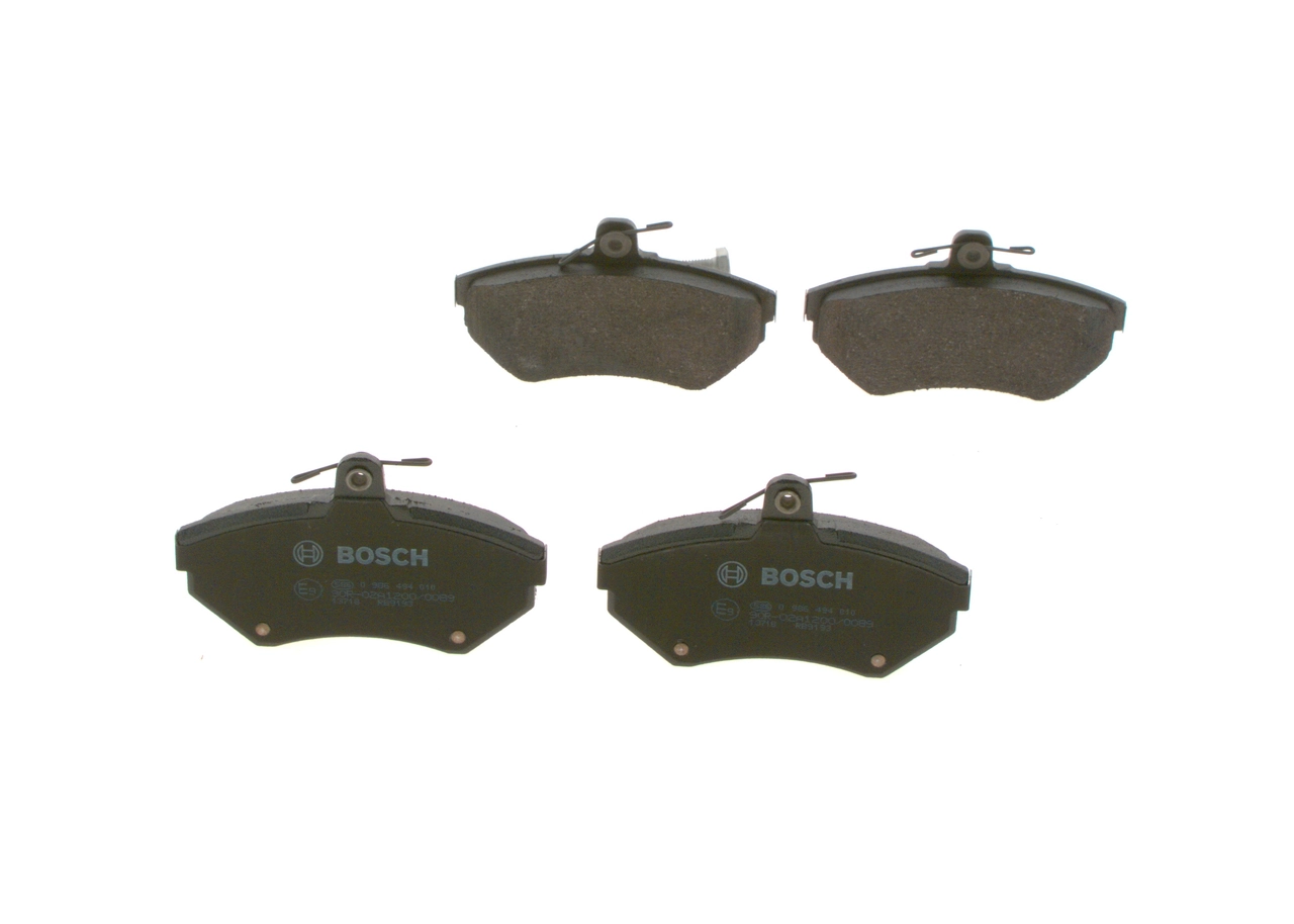 Compre 0986494010 Bosch Sapatas do freio dianteiras de disco
