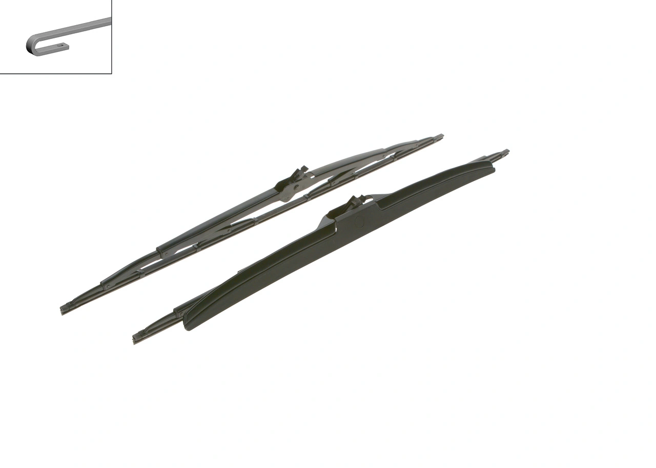 3397118302 Bosch Limpa-pára-brisas do pára-brisas, kit de 2 un.