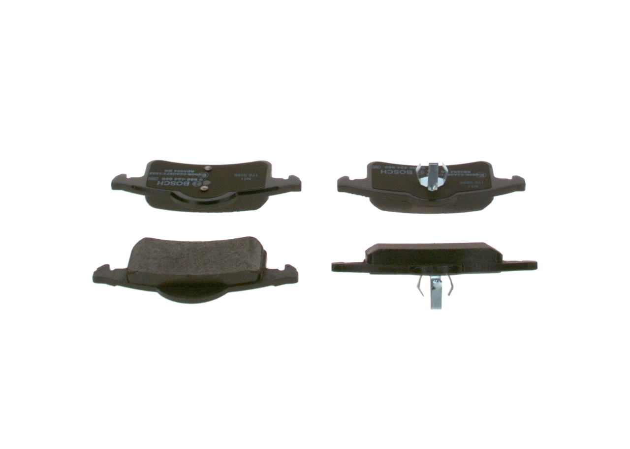 0986424665 Bosch Sapatas do freio traseiras de disco