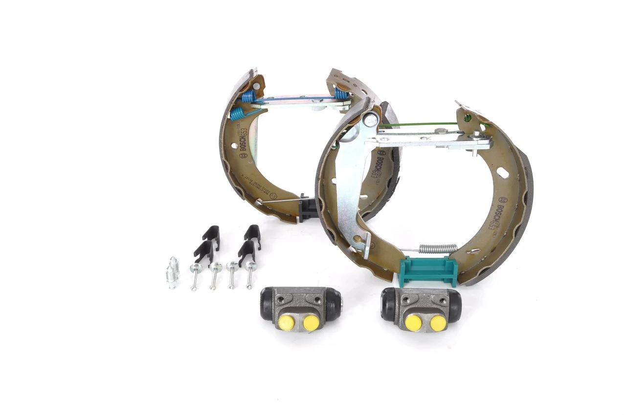 Sapatas do freio traseiras de tambor, montadas com cilindros, kit Ford Orion preço, a partir de 96,54 USD