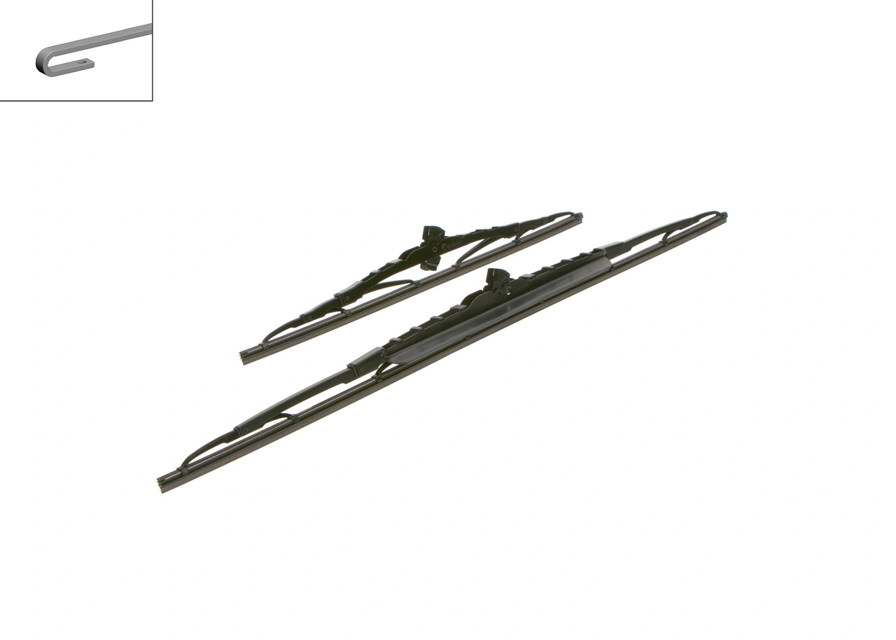 3397118325 Bosch Limpa-pára-brisas do pára-brisas, kit de 2 un.