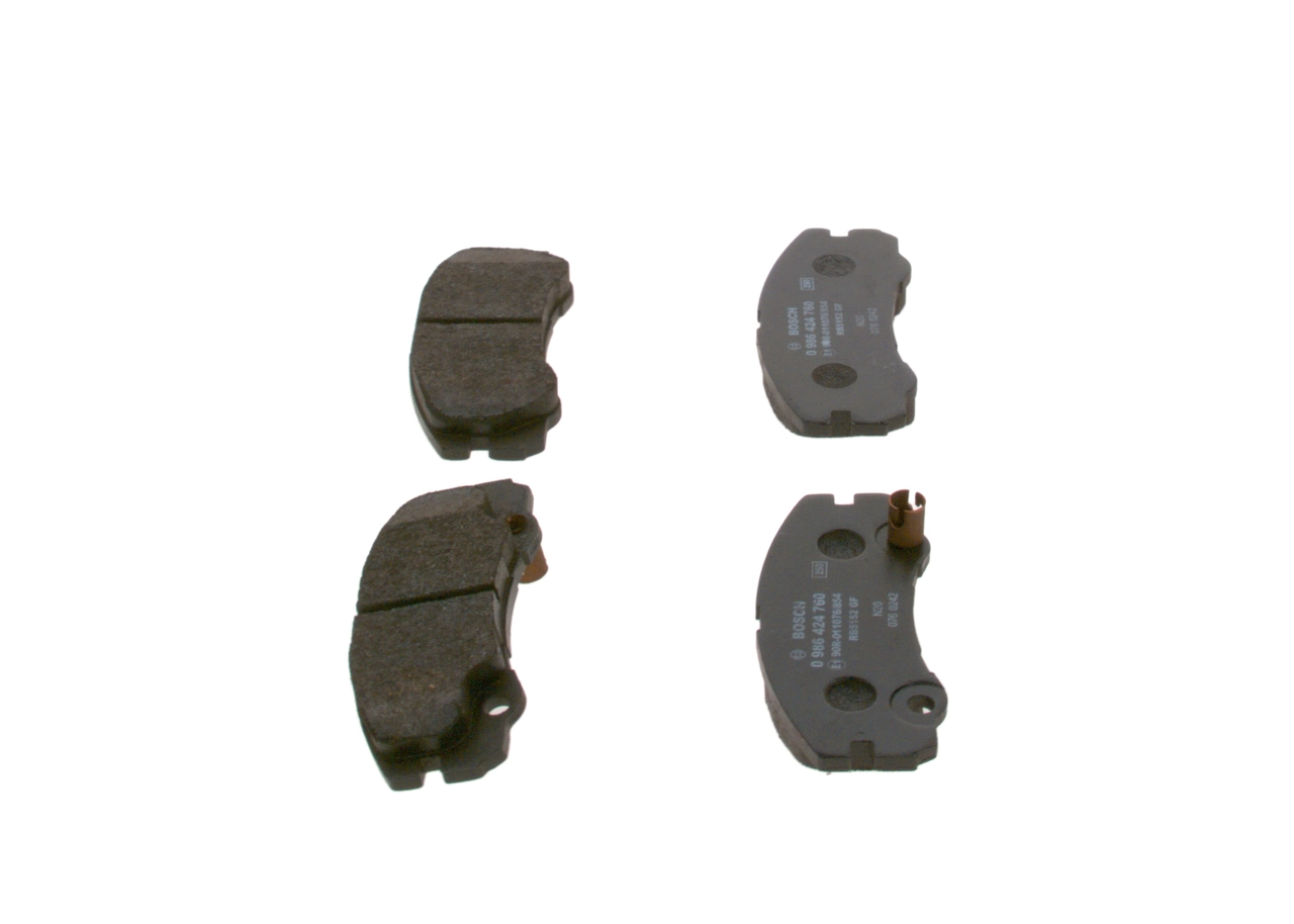 0986424760 Bosch Sapatas do freio dianteiras de disco