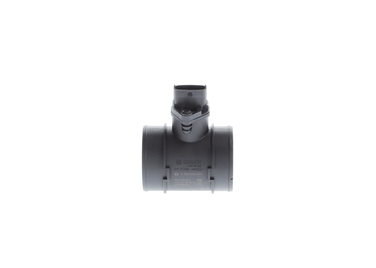 Sensor de fluxo (consumo) de ar, medidor de consumo M.A.F. - (Mass Airflow) 0281006694 Bosch