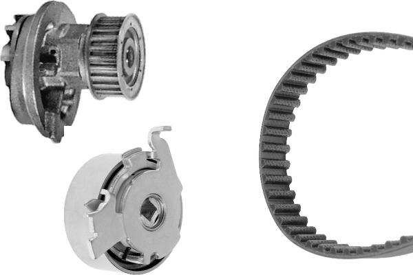 Correia do mecanismo de distribuição de gás, kit Opel Kadett D 