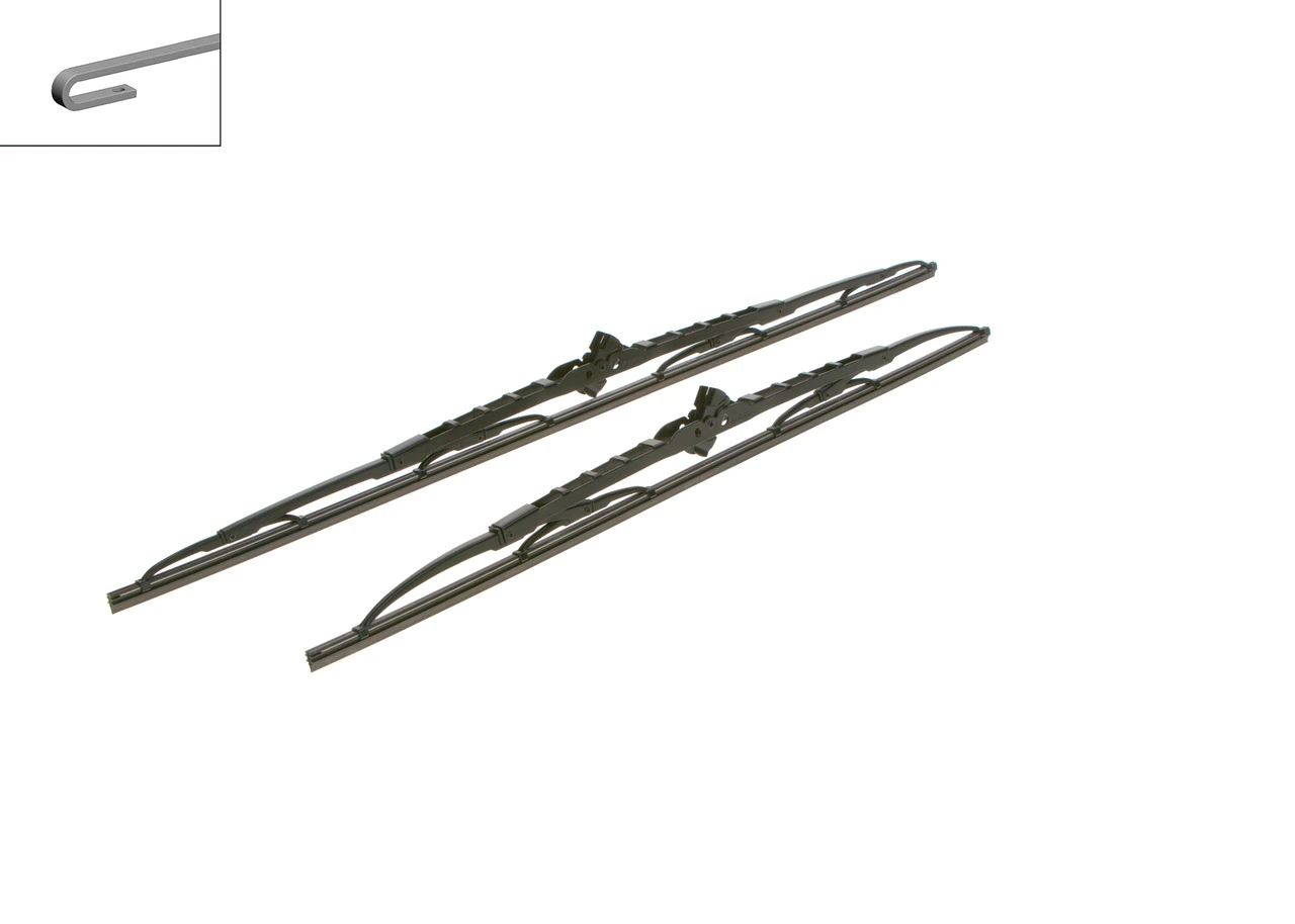 Compre 3397010302 Bosch Limpa-pára-brisas do pára-brisas, kit de 2 un.