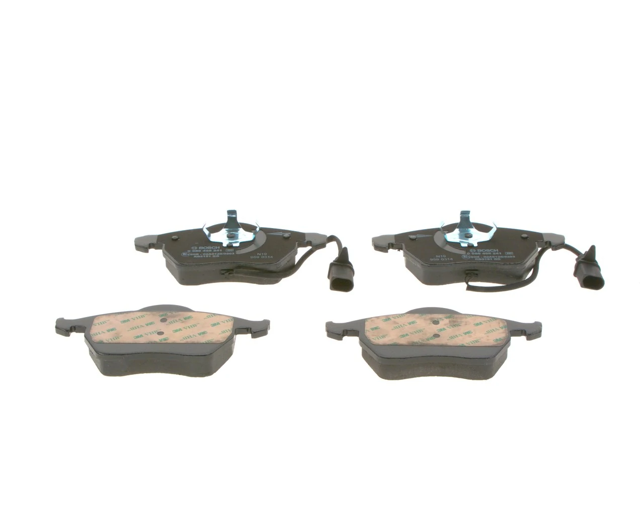 Sapatas do freio dianteiras de disco Bosch 0986495241 preço, a partir de 58,92 USD
