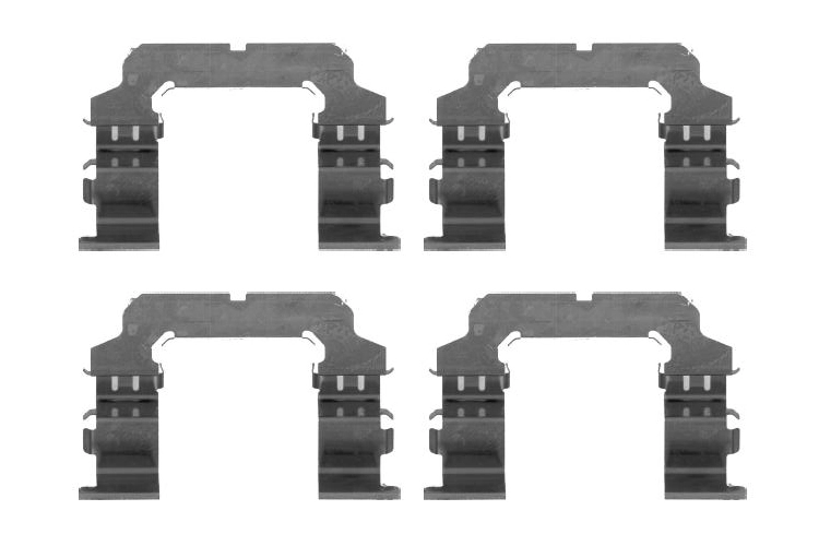  Kit de molas de fixação de sapatas de disco dianteiras Nissan Patrol SUV (Y61) (1997 - 2010) 
