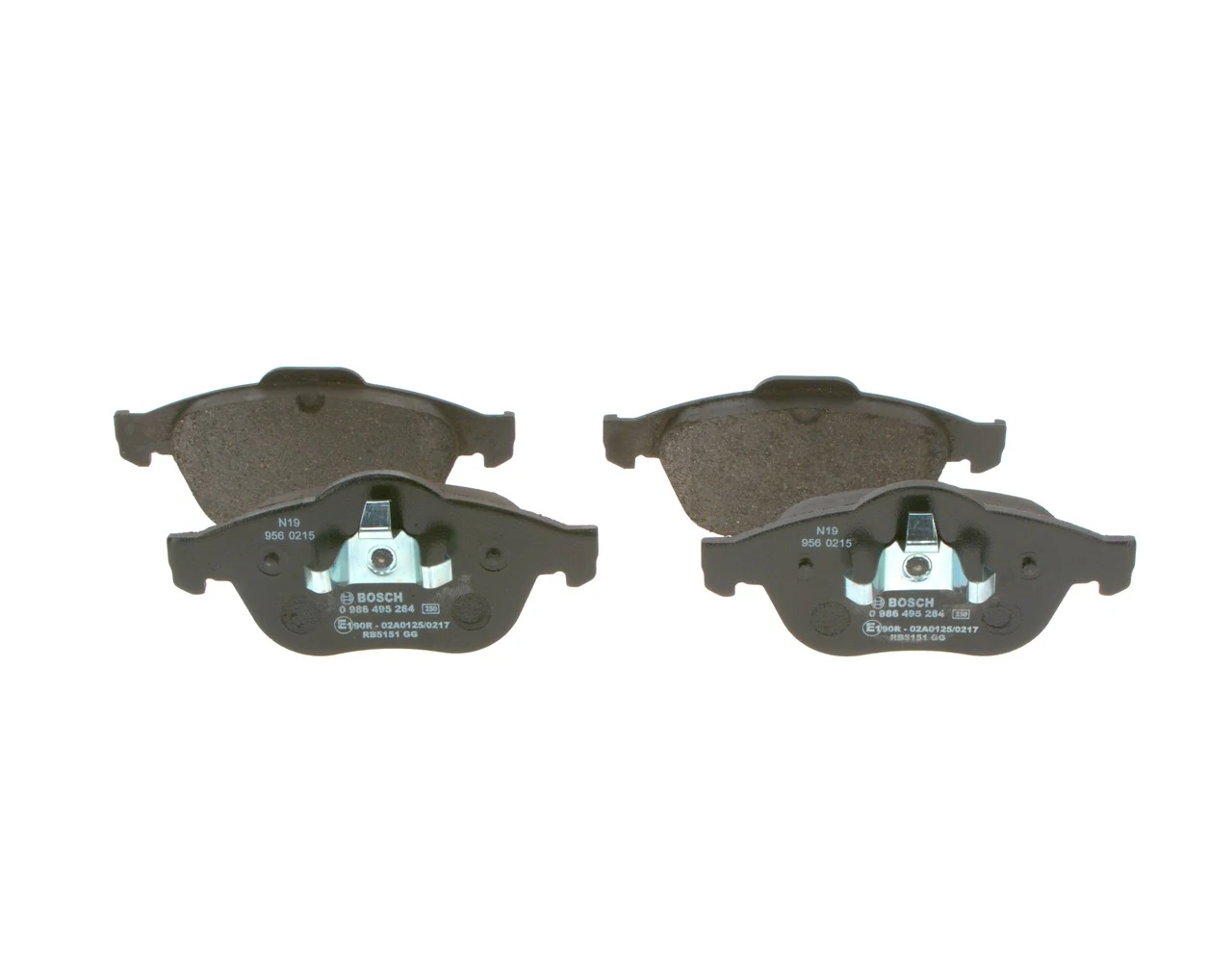 0986495264 Bosch Sapatas do freio dianteiras de disco