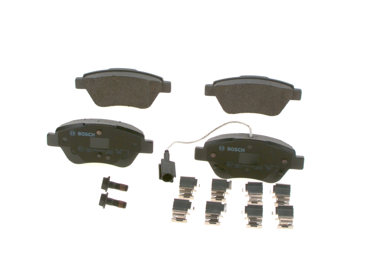 Compre 0986494113 Bosch Sapatas do freio dianteiras de disco