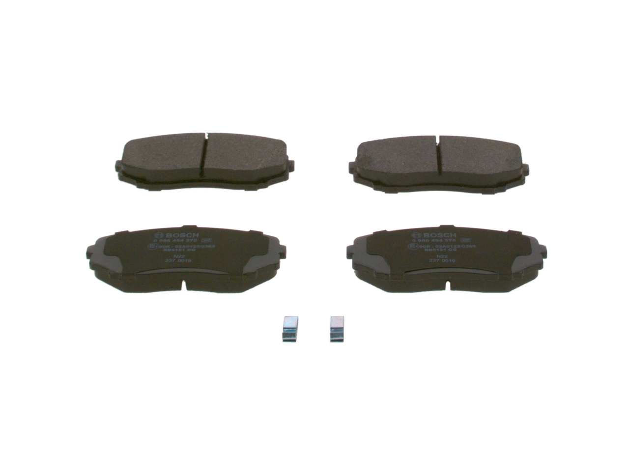 Compre 0986494375 Bosch Sapatas do freio dianteiras de disco