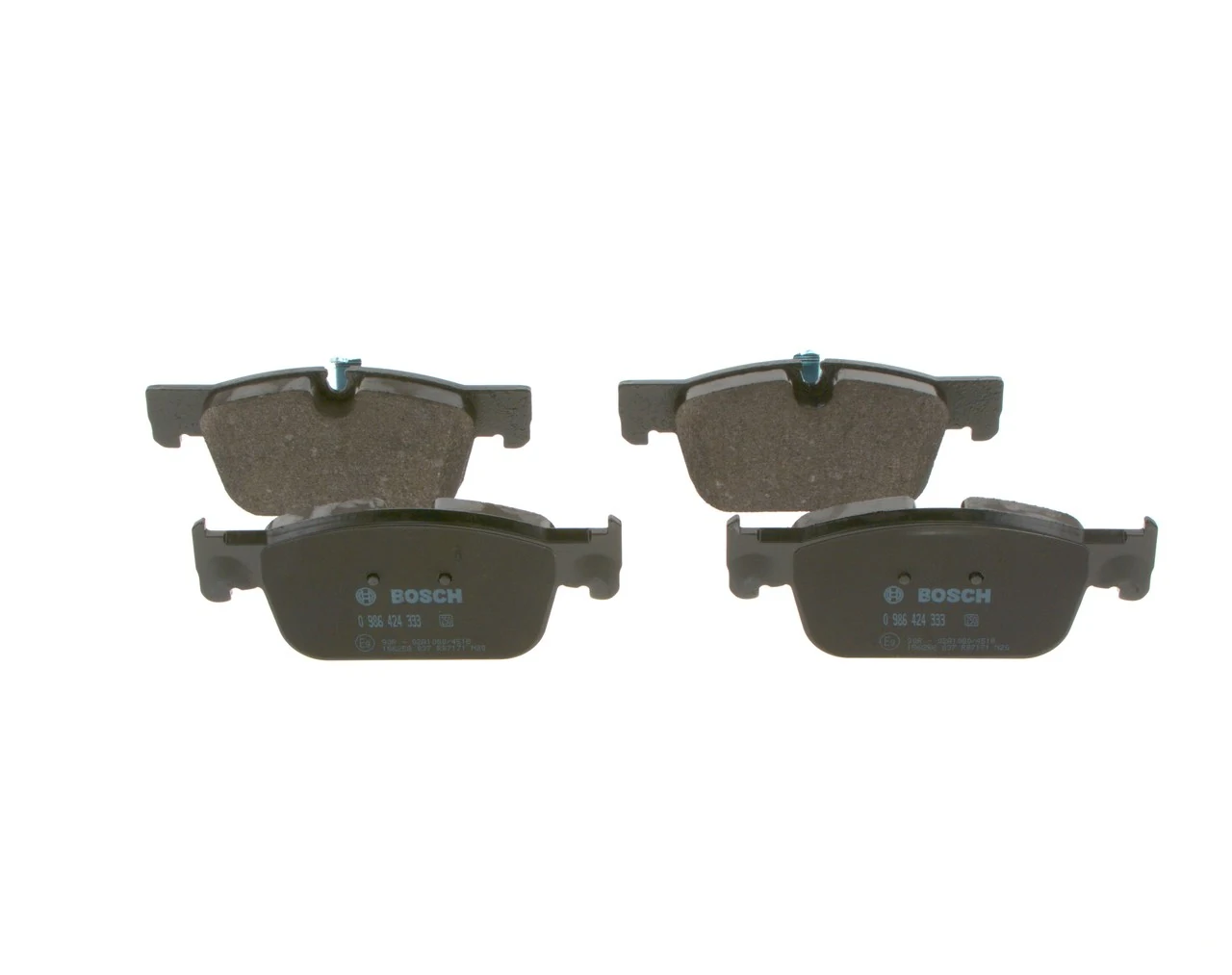 Compre 0986424333 Bosch Sapatas do freio dianteiras de disco