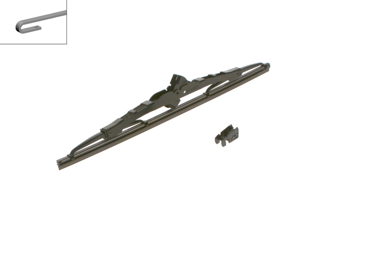 Limpa-pára-brisas de vidro traseiro para Mitsubishi Colt VII Z3