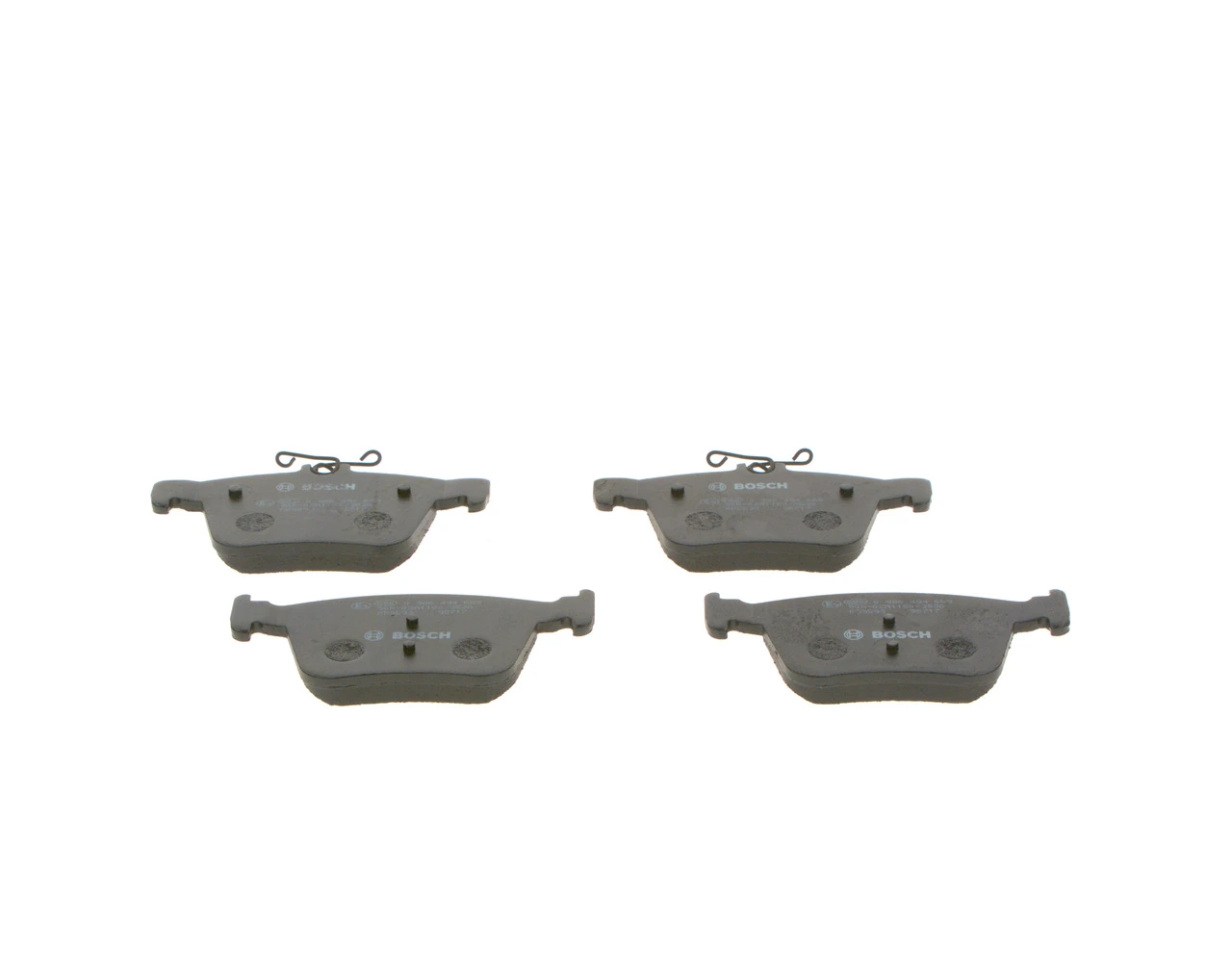 0986494659 Bosch Sapatas do freio traseiras de disco