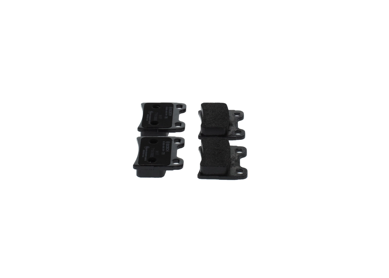 0986495386 Bosch Sapatas do freio traseiras de disco