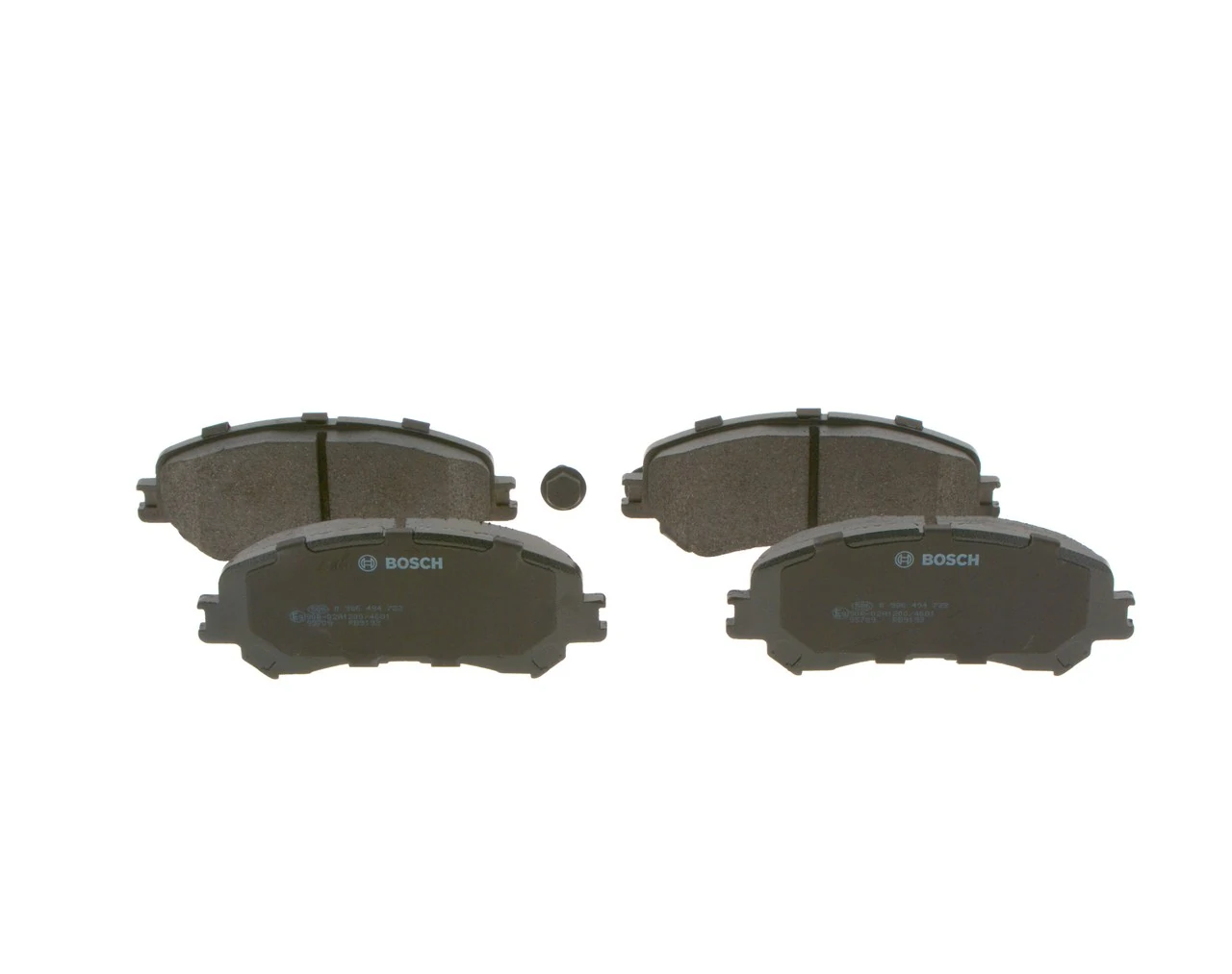 Sapatas do freio dianteiras de disco Bosch 0986494722 preço, a partir de 37,95 USD