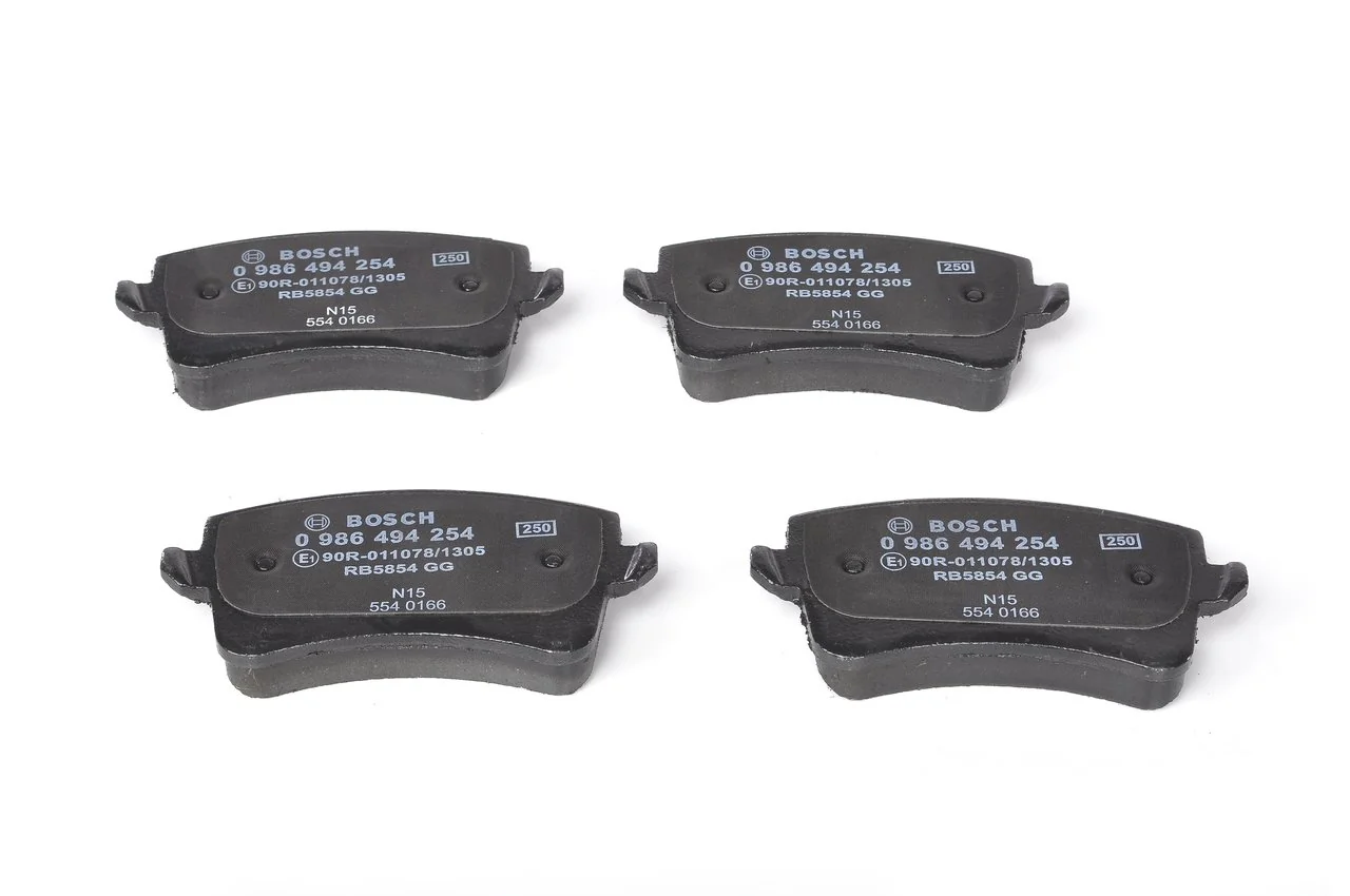 0986494254 Bosch Sapatas do freio traseiras de disco
