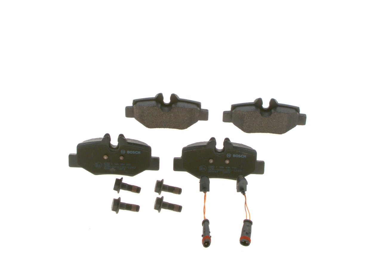 Sapatas do freio traseiras de disco Bosch 0986494082 preço, a partir de 33,36 USD