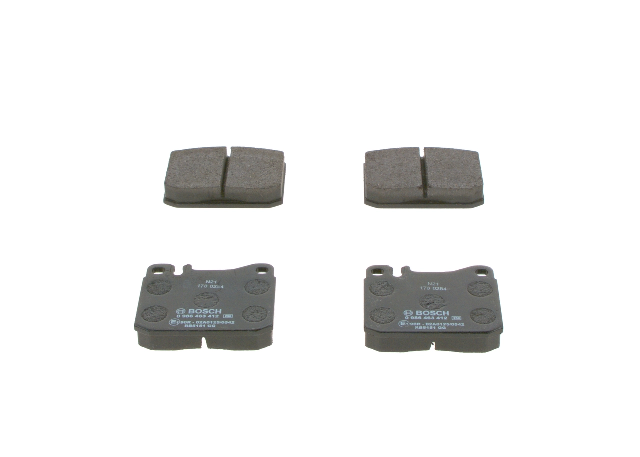 Sapatas do freio dianteiras de disco Bosch 0986463412 preço, a partir de 24,46 USD