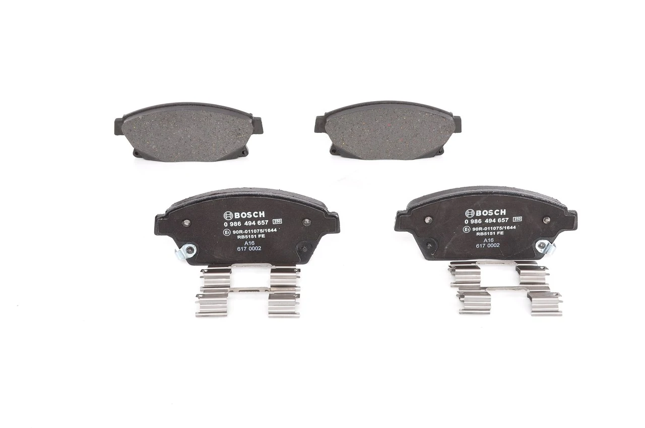 Compre 0986494657 Bosch Sapatas do freio traseiras de disco