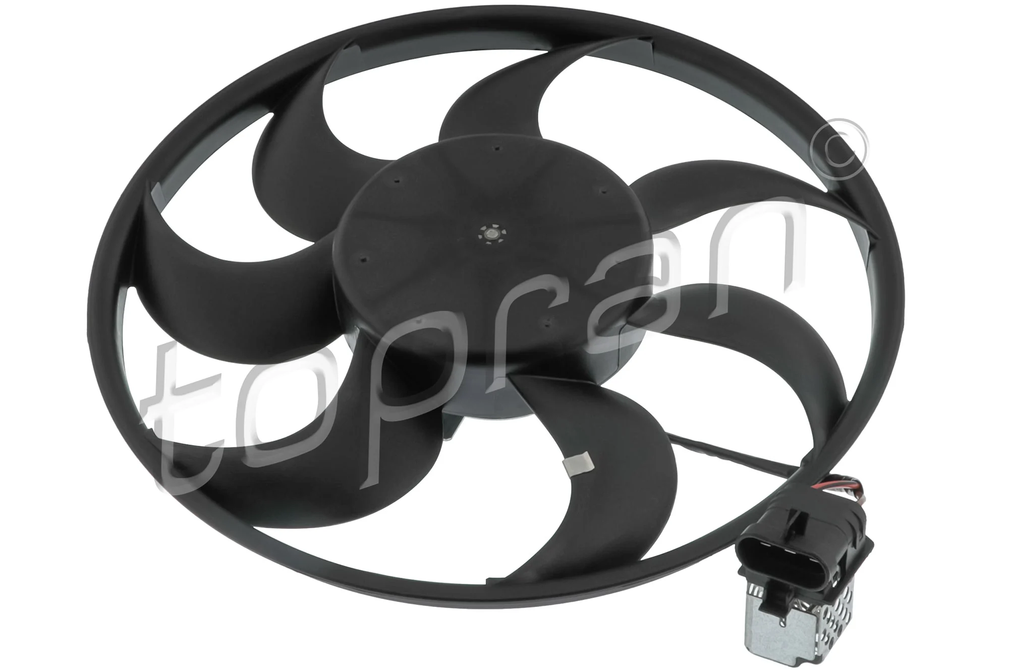 Ventilador elétrico de esfriamento montado (motor + roda de aletas) 550823U3 Polcar