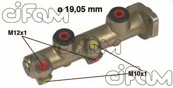 Cilindro mestre do freio 7700666325 Renault (RVI)