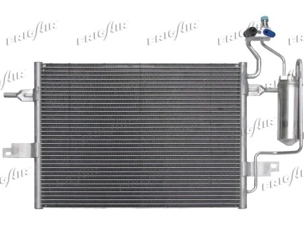 Radiador de aparelho de ar condicionado para Opel Meriva 
