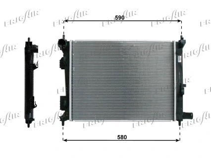Radiador de esfriamento de motor Hyundai Accent IV RB ao melhor preço