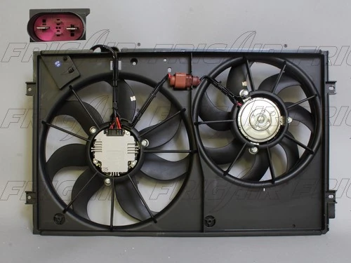 05102019 Frig AIR Difusor do radiador de esfriamento, montado com motor e roda de aletas