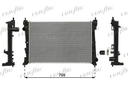 Radiador de esfriamento de motor Fiat Punto  199 ao melhor preço