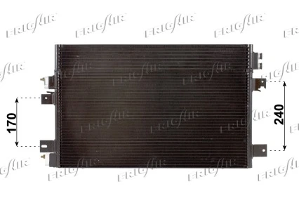 Radiador de aparelho de ar condicionado para Jeep Compass MK49