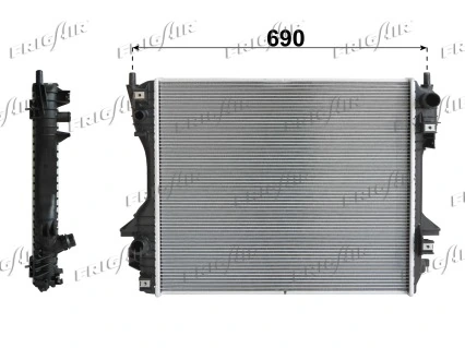 Radiador de esfriamento de motor Jaguar 4R838005BB preço, a partir de 161,74 USD
