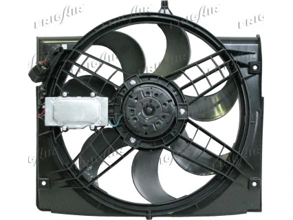 Difusor do radiador de esfriamento, montado com motor e roda de aletas 30959136 AND