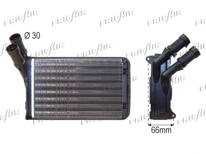 Radiador de forno (de aquecedor) 8FH351311284 HELLA