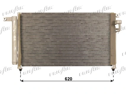Radiador de aparelho de ar condicionado para KIA Rio 