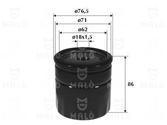 Filtro de óleo W9182X Mann-Filter