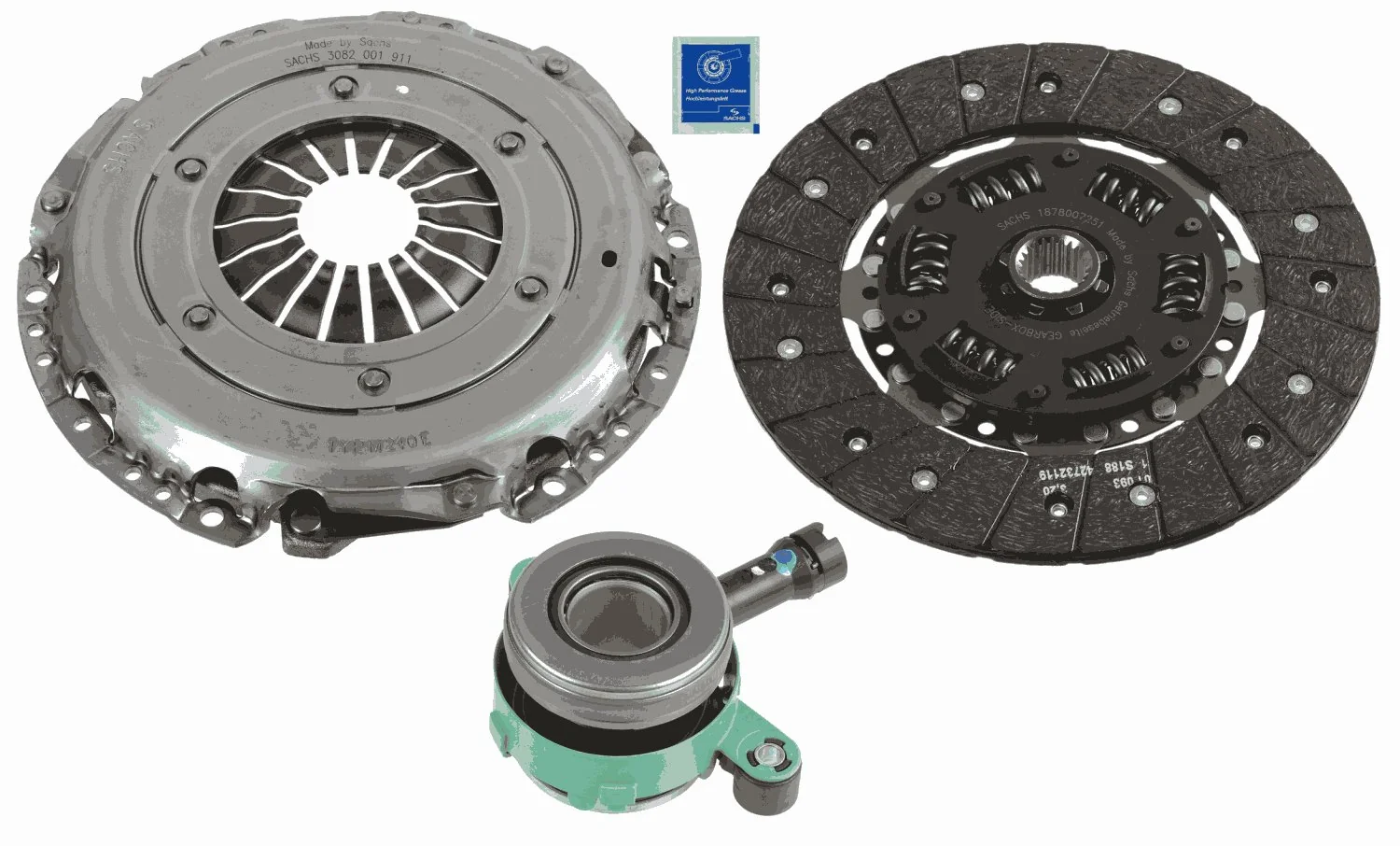 Compre 624327633 INA Kit de embraiagem (3 peças)