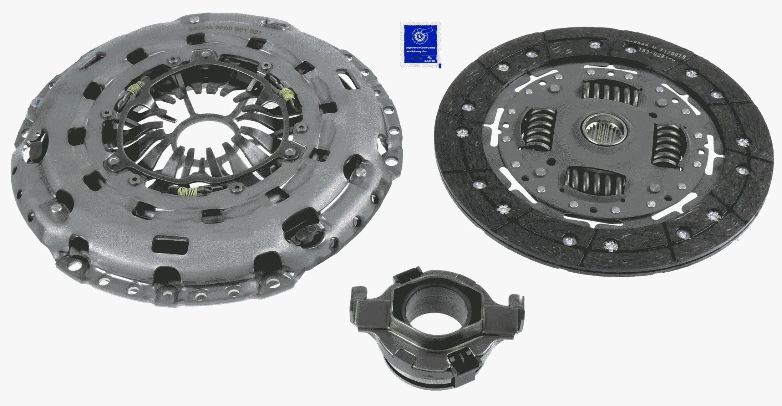 Compre HYK2087 Exedy Kit de embraiagem (3 peças)