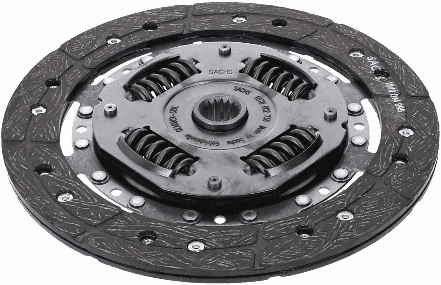 Kit de embraiagem (3 peças) 3000951024 Sachs